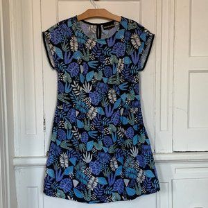 Nooworks Louise Dress in Discontinued Plant Life Print XS